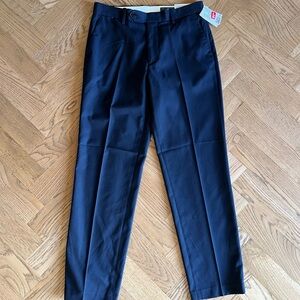 H&M Blue Dress Pants Flat Front - 30/32, regular fit